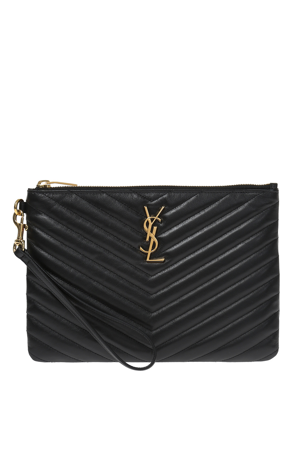 Saint laurent monogram clutch sale